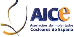 Logo de Asociacin de Implantados Cocleares de Espaa AICE